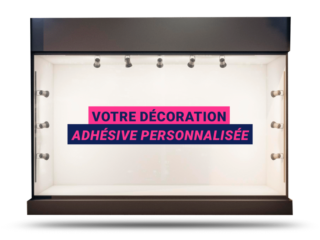 Décoration vitrine Nancy : Adhésif personnalisé et vitrophanie pour magasin et boutique à Metz et Grand Est.