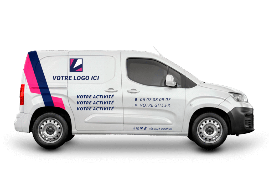 Marquage véhicule et lettrage adhésif à Nancy et Metz – voiture, van, fourgon et camion