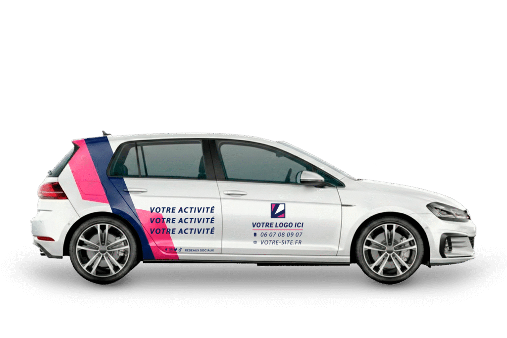 Flocage voiture pas cher à Nancy : Marquage publicitaire haute qualité au meilleur prix pour véhicules pro à Metz et en Lorraine.