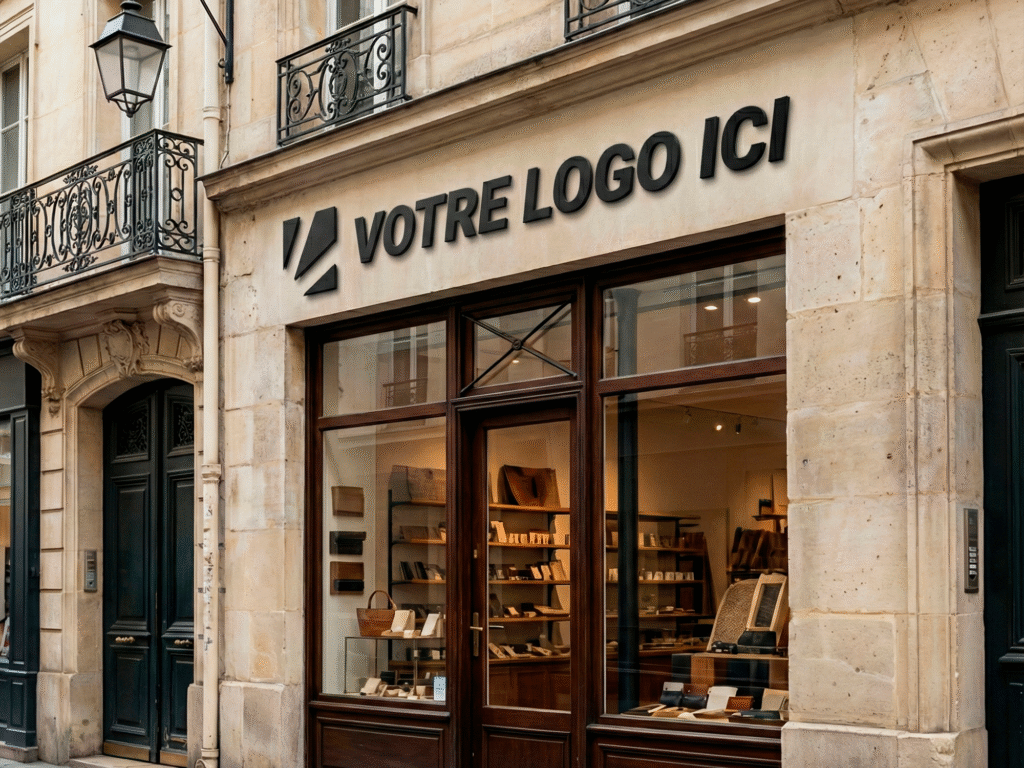 Enseigne lettres découpées Nancy : Logo en relief 3D et lettres PVC ou Alu pour façade de magasin et boutique à Metz.