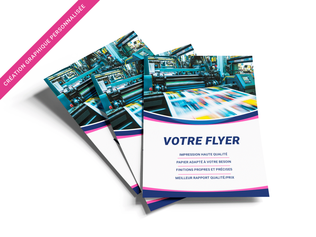 Impression flyer publicitaire Nancy : Prospectus A5 et tract A6 pas cher pour street marketing et événement à Metz.